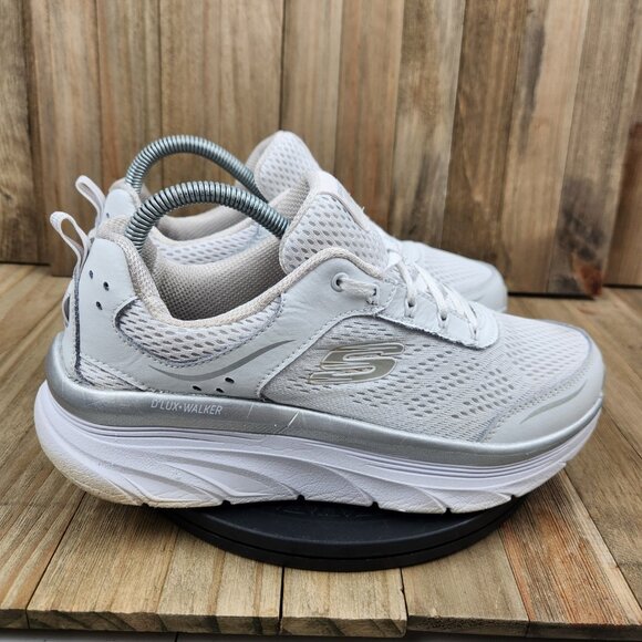 Skechers White Athletic Shoes - Picture 2 of 6